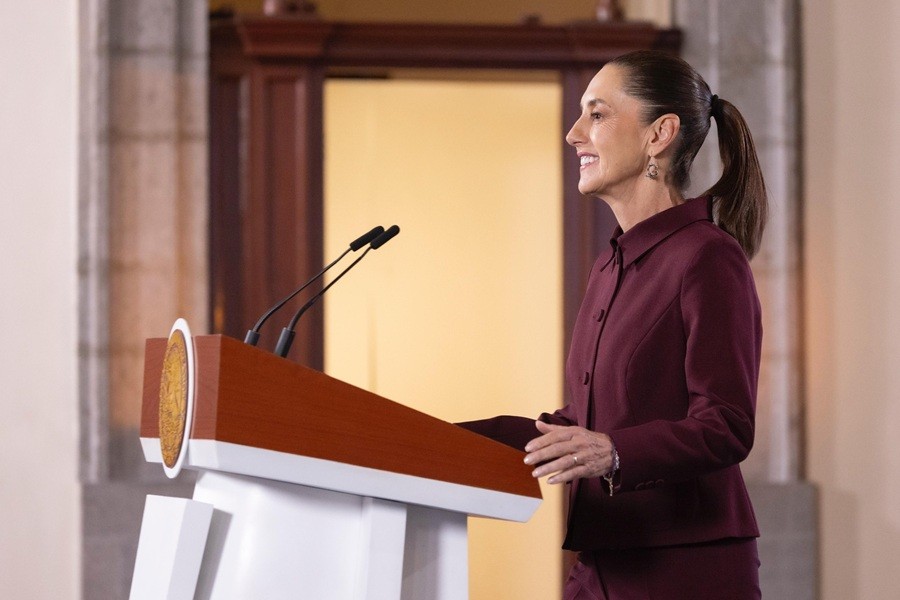 Presidenta Claudia Sheinbaum recibe los 7 semifinalistas mexicanos