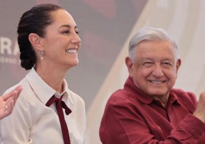 Claudia es una ‘giganta’; tendrá el respeto de todos los gobiernos extranjeros: AMLO
