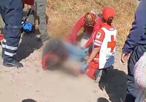 Golpean y machetean a presunto delincuente en Huejotzingo