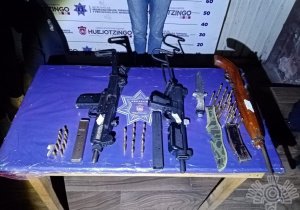 Policía Estatal armas de fuego 