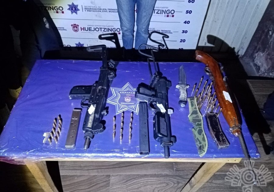 Policía Estatal armas de fuego 