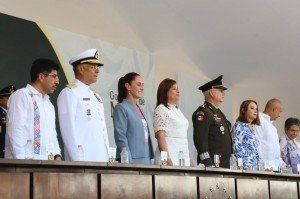 Sheinbaum resalta defensa de la patria durante aniversario hist&oacute;rico del puerto Veracruz