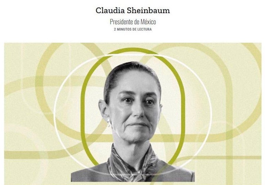 Claudia Sheinbaum entra al top 100 de l&iacute;deres m&aacute;s influyentes en medio ambiente