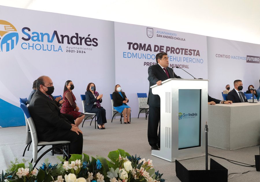 Recoger y ejecutar la voluntad ciudadana, sugiere MBH a San Andrés Cholula