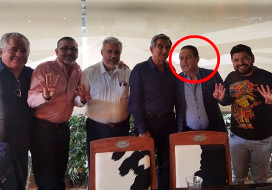 Borra Narro Céspedes foto con presunto narco