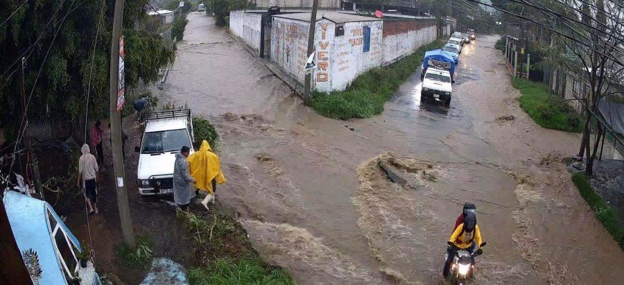 Alcaldesa de Atlixco reporta unas 80 viviendas aefcatadas por tromba