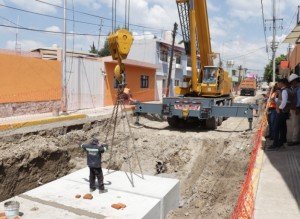 Avanza Gobierno de la Ciudad con la construcción del Colector Pluvial en la colonia Vista Hermosa Álamos