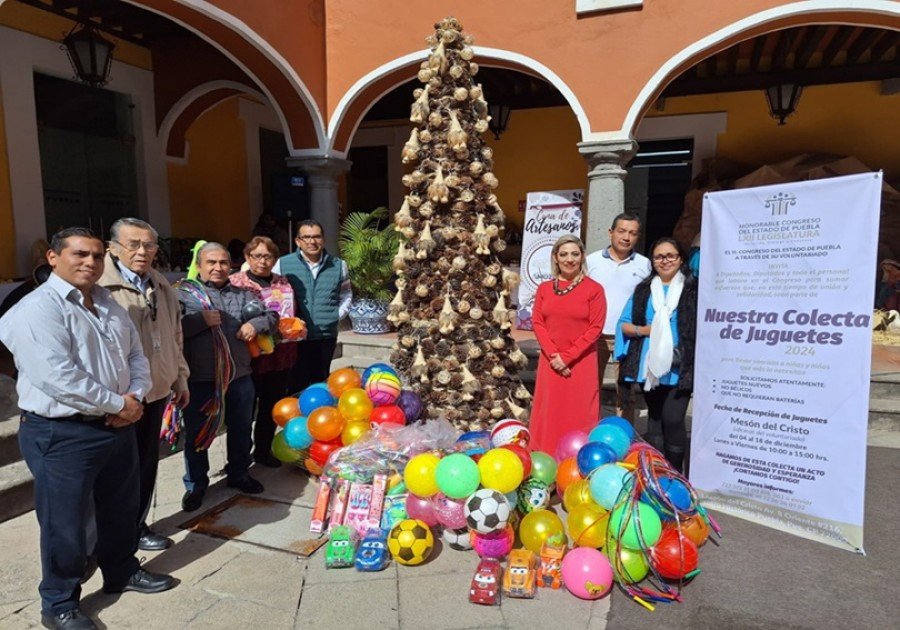Voluntariado del Congreso entrega juguetes al Sistema DIF para su distribuci&oacute;n