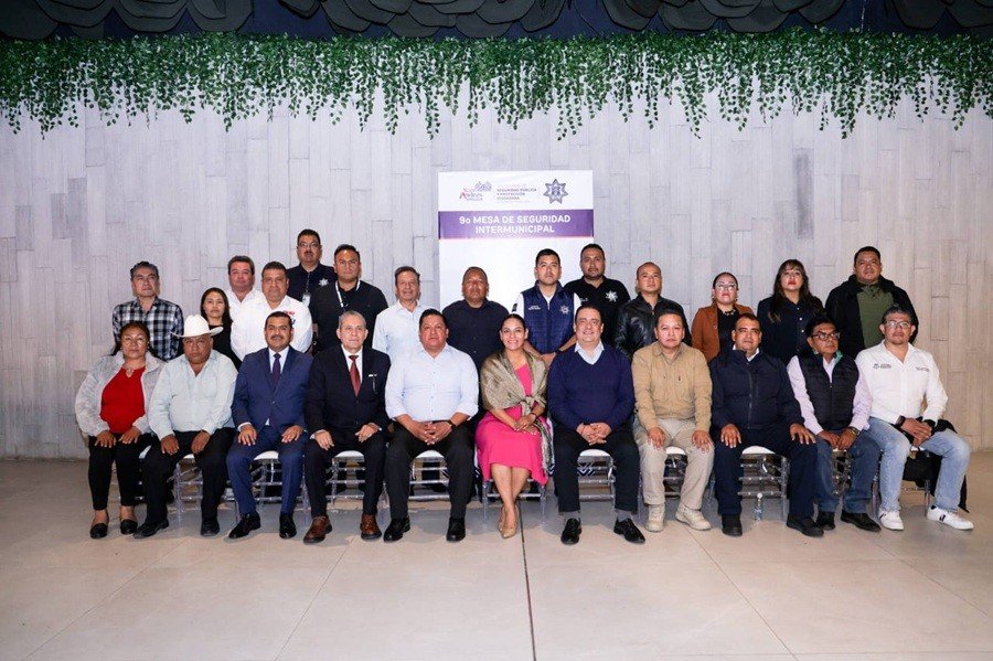 Encabeza Lupita Cuautle la Mesa Intermunicipal de Seguridad