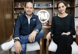 Lilly Téllez y Marko Cortés 
