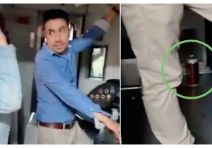 Captan a conductor del metro cheleando en la cabina