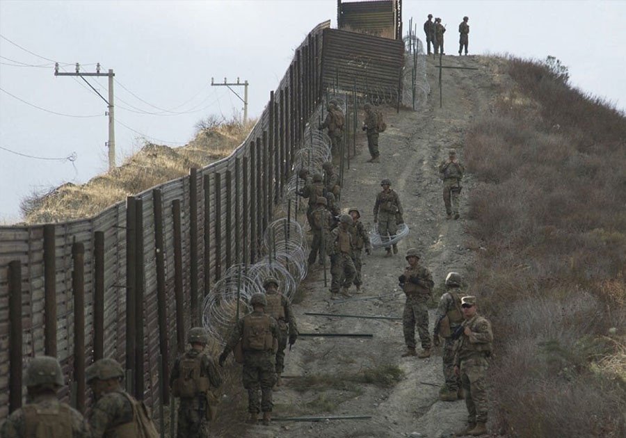 Estados Unidos despliega tropas en la frontera con M&eacute;xico