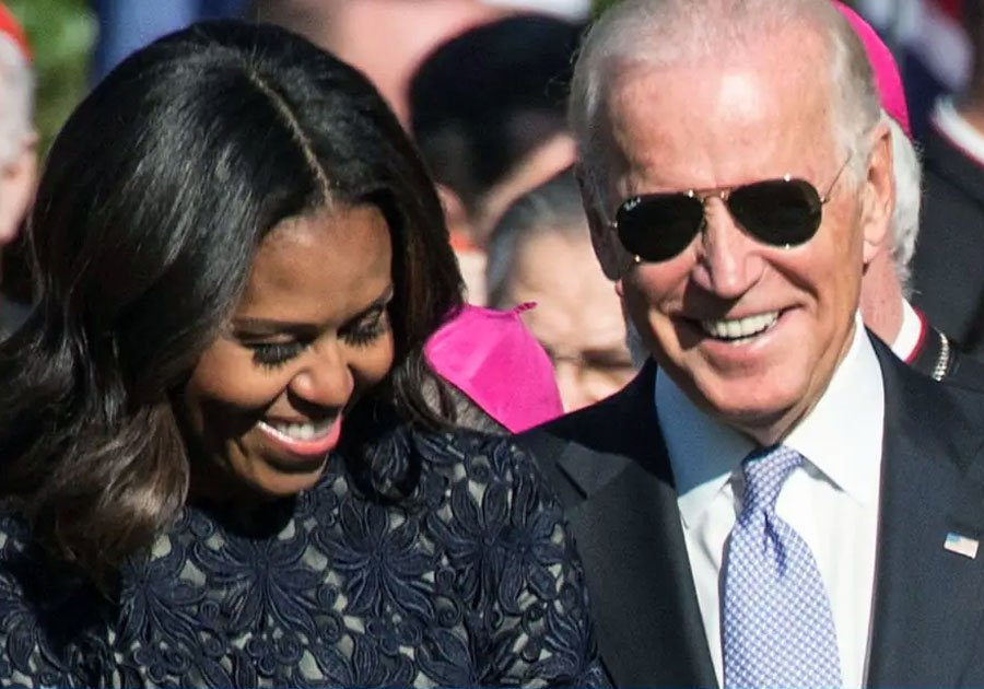 Aplaude Biden video de Michelle Obama