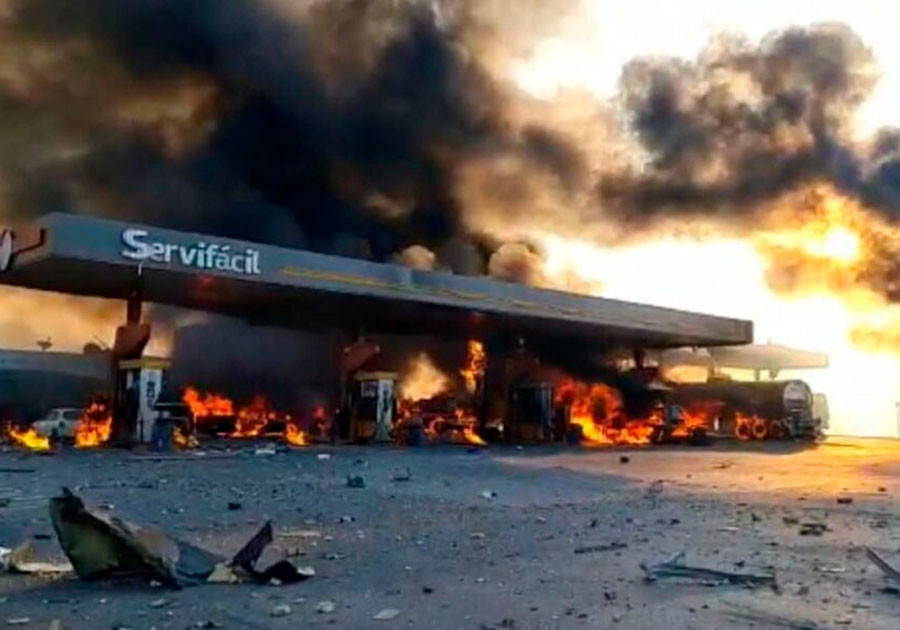 Explosi&oacute;n en gasolinera de Tula deja dos muertos y cuatro heridos