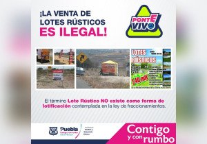 Desarrollo Urbano municipal llama a comprar terrenos de forma segura