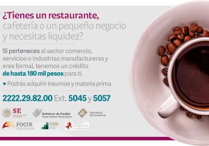Crédito Peso a Peso en Puebla, sigue en operación