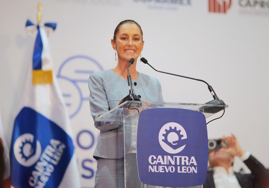 Sheinbaum presenta su visión de prosperidad compartida ante el sector privado de Nuevo León