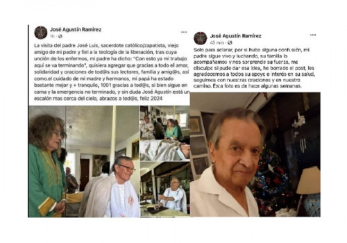 El escritor José Agustín recibe la extremaunción y se encuentra vivo y luchando