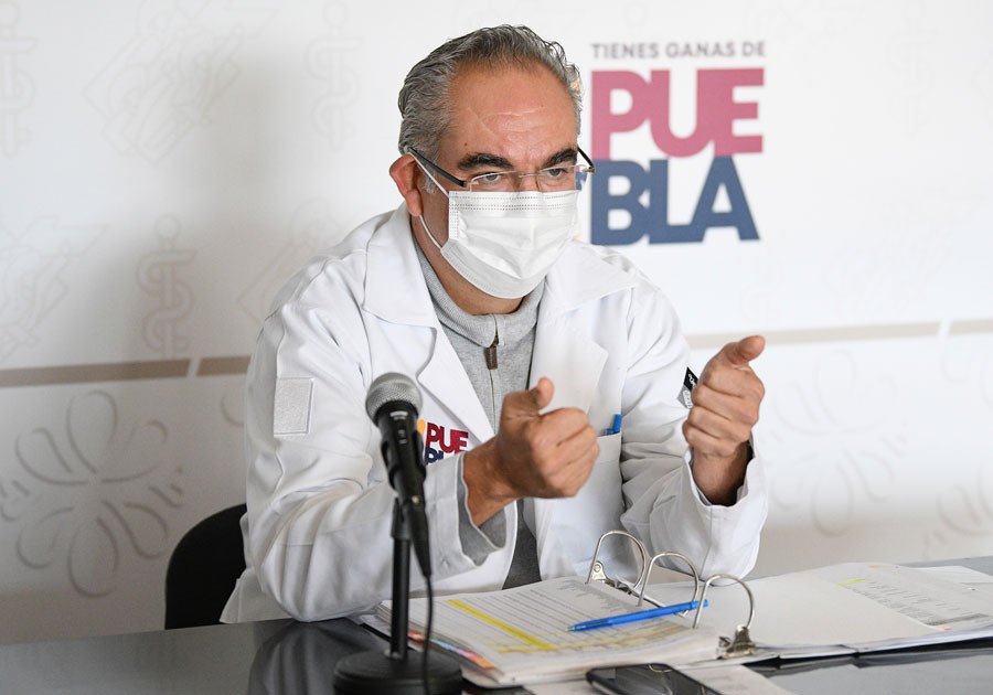 Registra Puebla 349 nuevos contagios de SARS-CoV-2 y tres defunciones: Salud