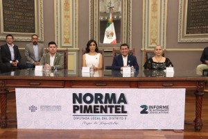 Avances legislativos para la protección de las mujeres, resalta Norma Pimentel en su Segundo Informe de Actividades