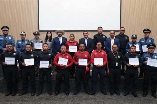 Expresa Pavel Gaspar su gratitud y reconocimiento a la labor de polic&iacute;as