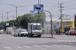 Intensifica Gobierno Estatal Barrido Mecánico en Puebla Capital