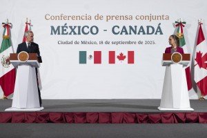 Presidenta Sheinbaum sostiene reuni&oacute;n con Mark Carney, primer ministro de Canad&aacute;