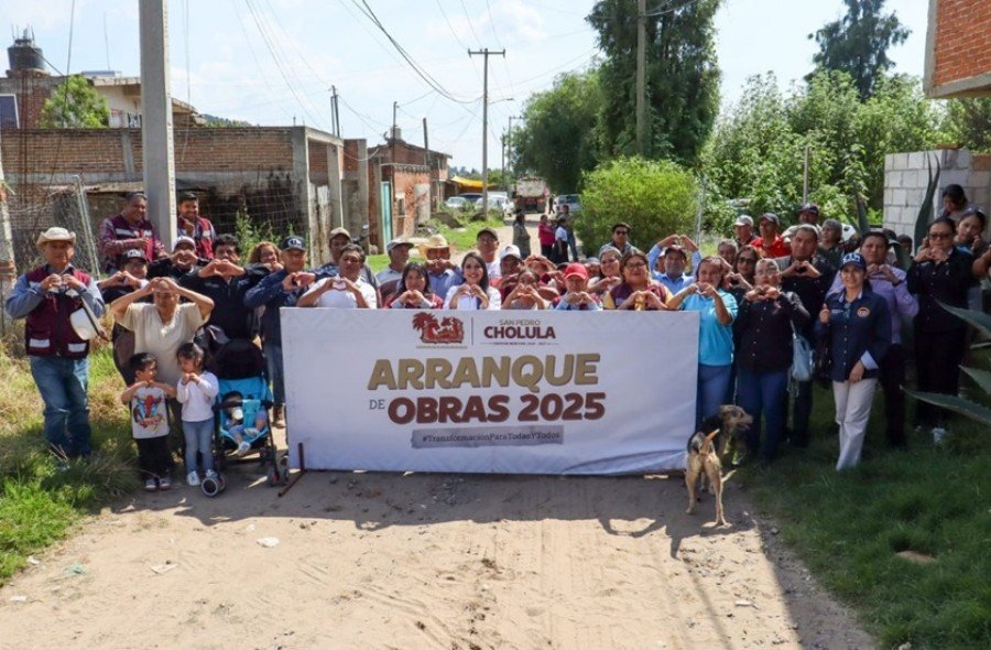 Continúa Tonantzin Fernández transformando las vialidades de San Pedro Cholula