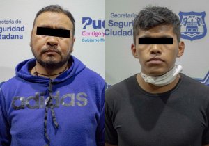Capturan a 2 hombres por robo a Elektra de la 11 Sur