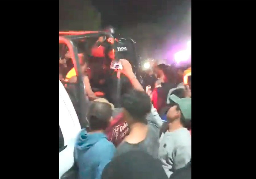 Policía Estatal frustra linchamiento de cuatro presuntos delincuentes