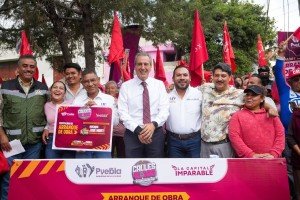 Encabeza Pepe Chedraui arranque de rehabilitación vial en la colonia Fraternidad Antorchista