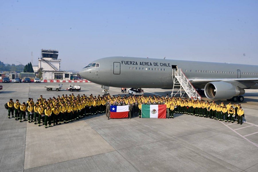 M&eacute;xico reafirma solidaridad con Chile ante incendios forestales
