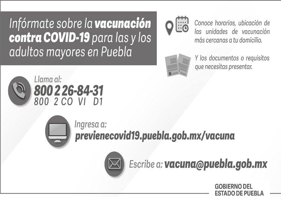 Vacunación Puebla 