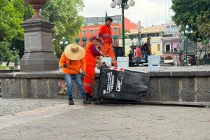 Refuerza Gobierno de Pepe Chedraui labores de limpieza en diversos puntos de la capital posterior al partido de México