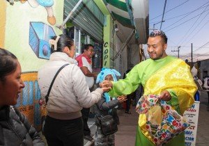 Huejotzingo brilla en su &quot;desfile navideño&quot;