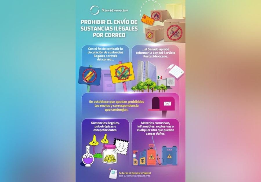 #Info I Prohíben envío de estupefacientes a través del servicio postal