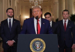 Trump minimiza ataque iraní y lanza llamado a la paz: “Sin heridos, sin odio”