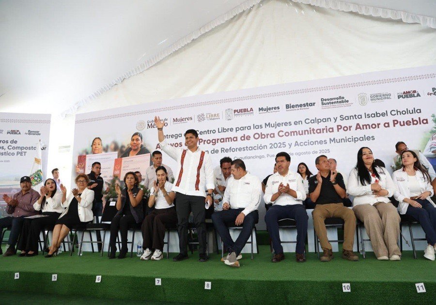 Omar Muñoz consolida apoyos  a la comunidad en Cuautlancingo