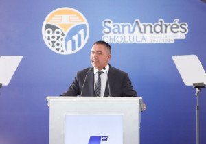 Rinde Mundo Tlatehui su primer informe de gobierno en San Andrés Cholula