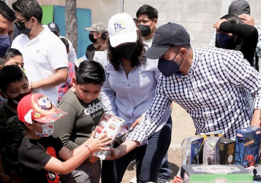Festeja Seguridad Pública de San Andrés Cholula el Día de la Niñez