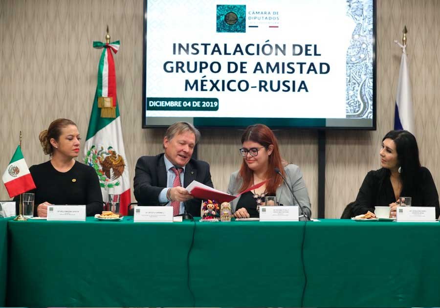 Instalan Grupo de Amistad M&eacute;xico-Rusia en San L&aacute;zaro