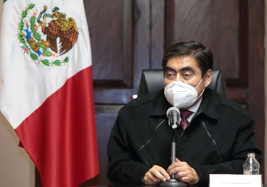 Anuncia Miguel Barbosa limpia al Registro Civil en Puebla