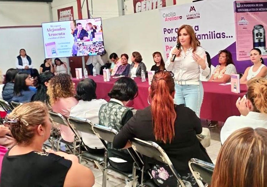 Ceci Arellano convoca a liderazgos sociales para promover la alimentación saludable