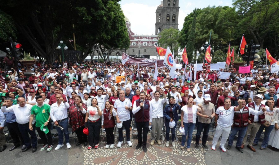 Puebla respalda con firmeza a la presidenta Claudia Sheinbaum a dos años del triunfo