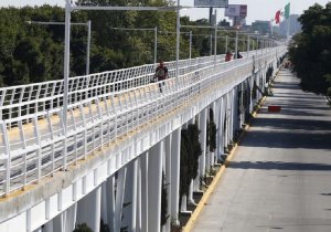 Ciclopista bulevar Hermanos Serdán