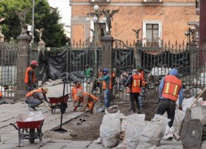 Gobierno estatal concluye rehabilitaci&oacute;n del emblem&aacute;tico atrio de la Catedral