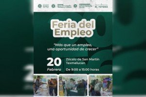 Gobierno de Texmelucan impulsa la econom&iacute;a con m&aacute;s de mil vacantes ofertadas en la feria del empleo 2026