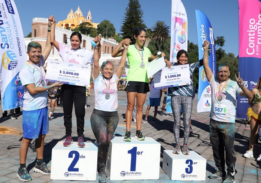 Más de 2 mil competidores participaron en la Carrera de la Juventud 2023 de San Andrés Cholula