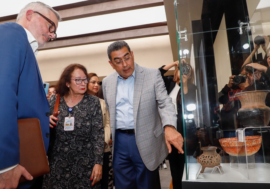 Con restauraci&oacute;n de piezas arqueol&oacute;gicas, gobierno estatal salvaguarda herencia cultural