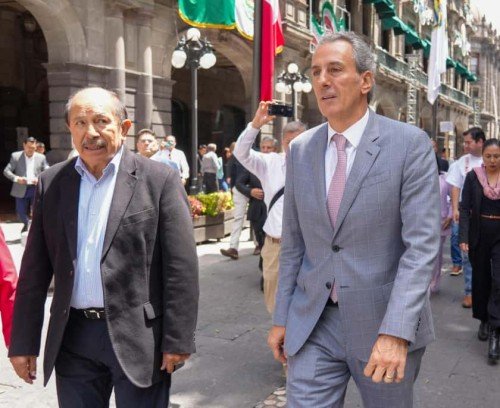 Encabez&oacute; Pepe Chedraui 2&ordm; Simulacro Nacional 2025 en el Z&oacute;calo de la Ciudad